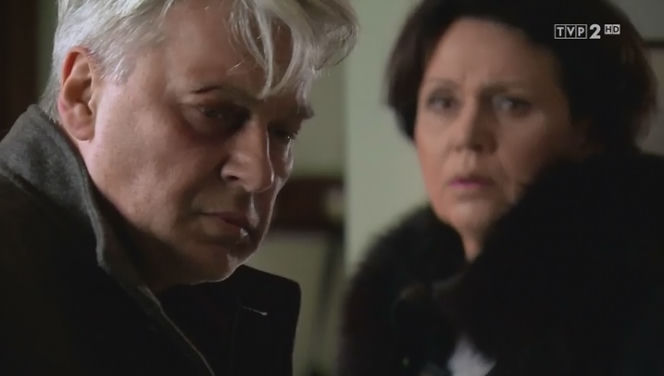 M jak miłość odc. 1231. Marysia (Małgorzata Pieńkowska), Robert Bilski (Zbigniew Stryj)
