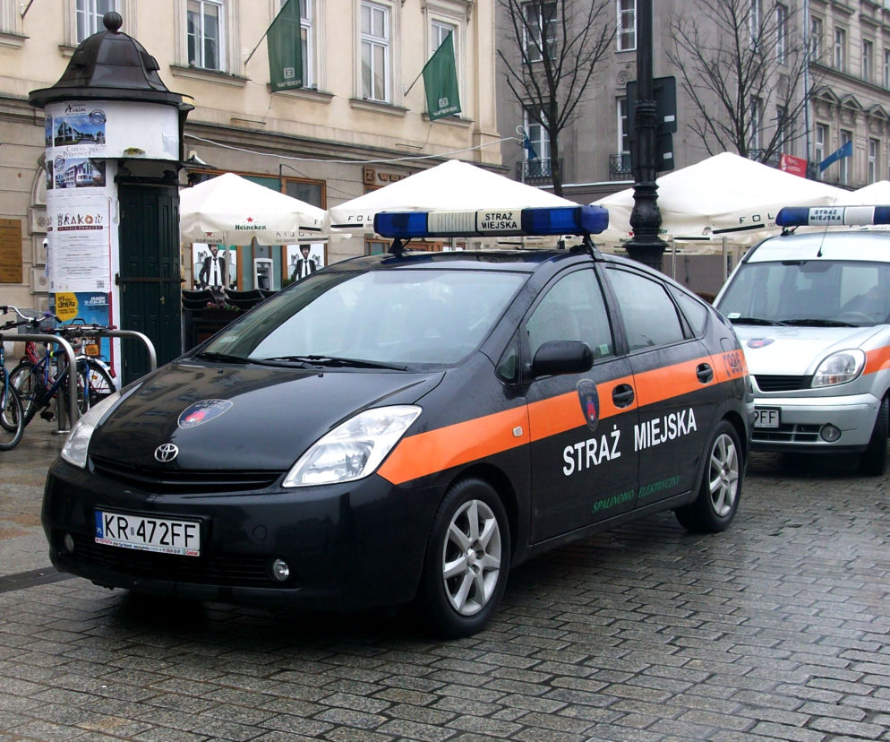Kraków. Najpierw trąbił, później uderzył w radiowóz. Udawał, że nie wie o co chodzi