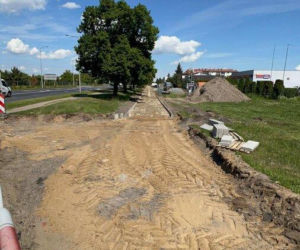 Budowa ścieżki rowerowej na Gronowie