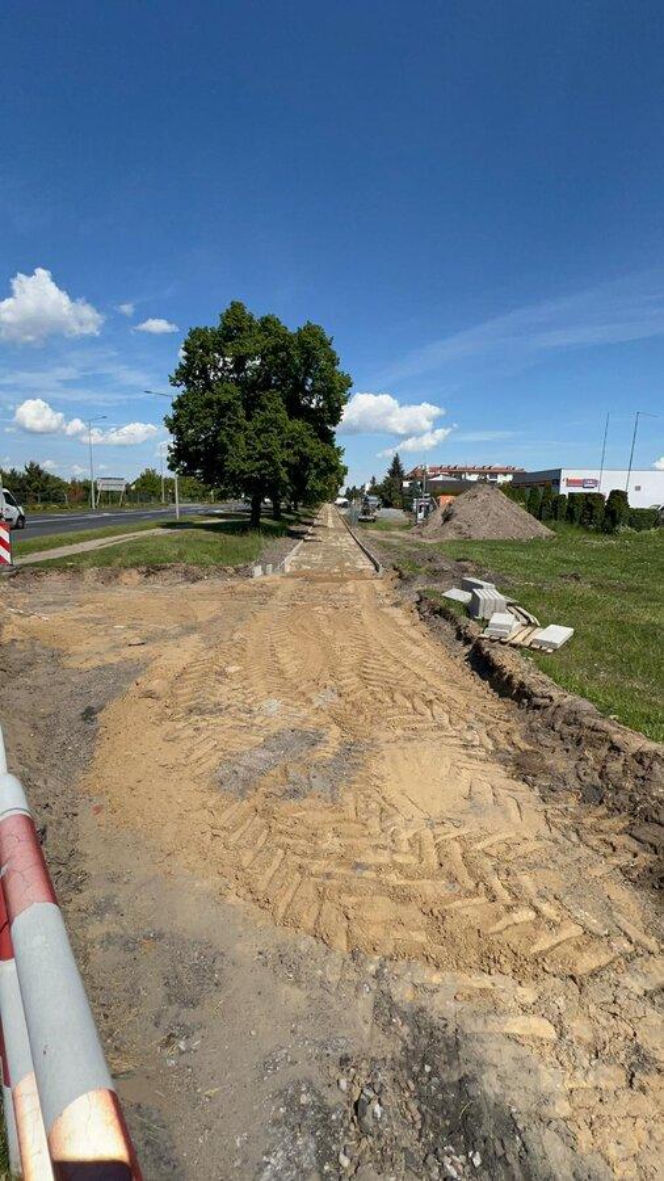 Budowa ścieżki rowerowej na Gronowie