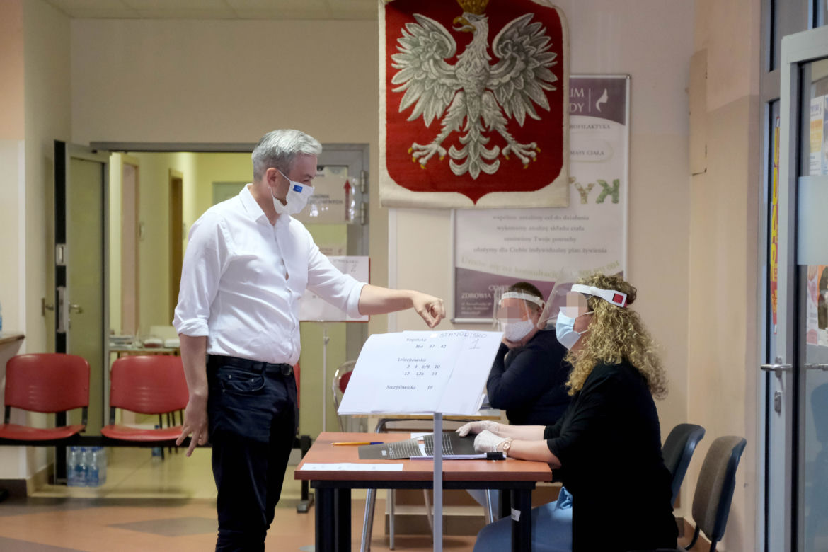 Wybory 2020. Robert Biedroń zagłosował