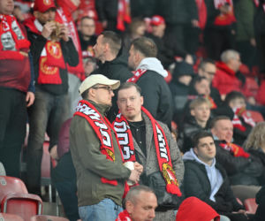 Widzew Łódź - Lech Poznań: Zdjęcia kibiców i zawodników z meczu 24. kolejki PKO BP Ekstraklasy