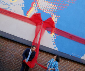 Opole: Mural Anny Jantar w centrum miasta