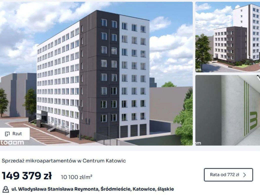 Najmniejsze mikrokawalerki na sprzedaż w woj. śląskim. Metraż magiczny, a ceny kosmiczne