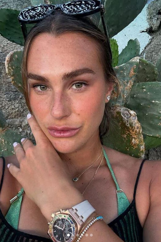Aryna Sabalenka na wakacjach