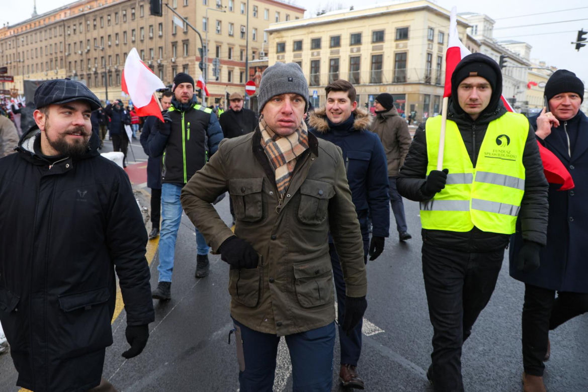 Protest rolników w Warszawie (9.01.2026)