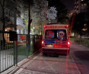 Strażnik miejski wypadł wczoraj z okna budynku komendy