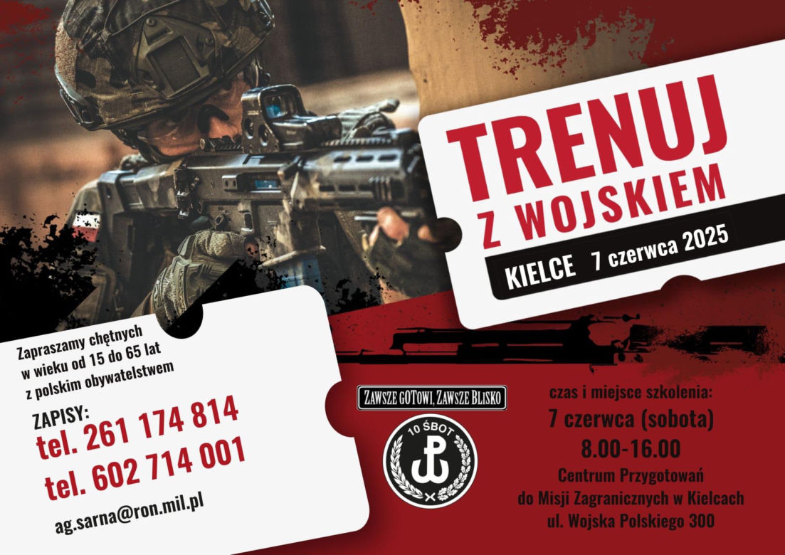 Trenuj z wojskiem w Kielcach
