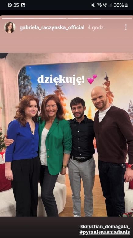 Pytanie na śniadanie, 3.01.2025. Krystian Domagała, Gabriela Raczyńska, Katarzyna Dowbor, Filip Antonowicz