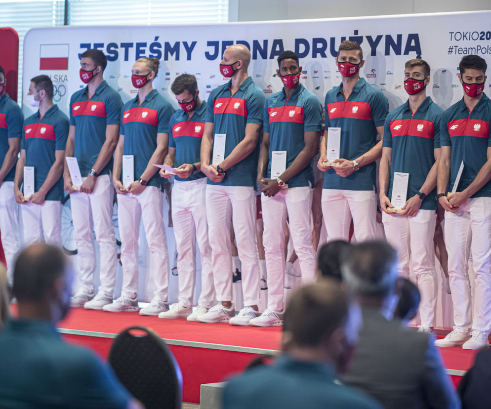 Siatkówka, siatkarze, reprezentacja Polski, igrzyska, Tokio, ślubowanie olimpijskie