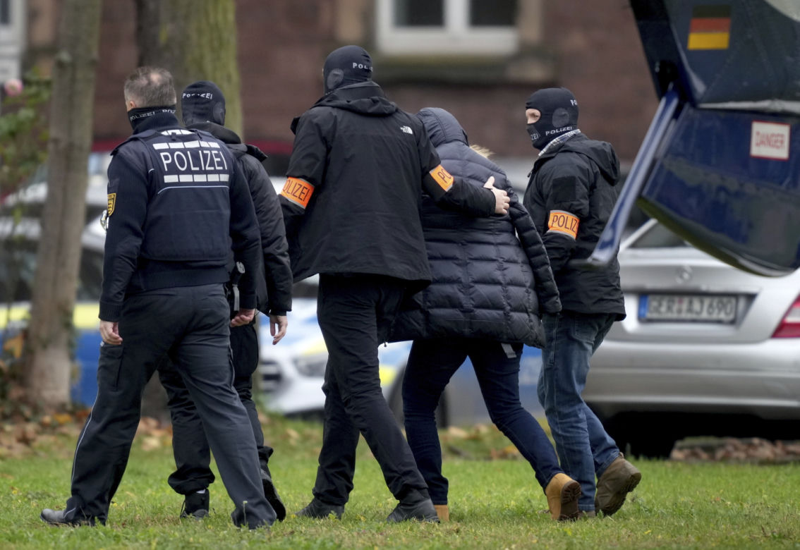 Zatrzymanie członków skrajnej prawicy w Niemczech