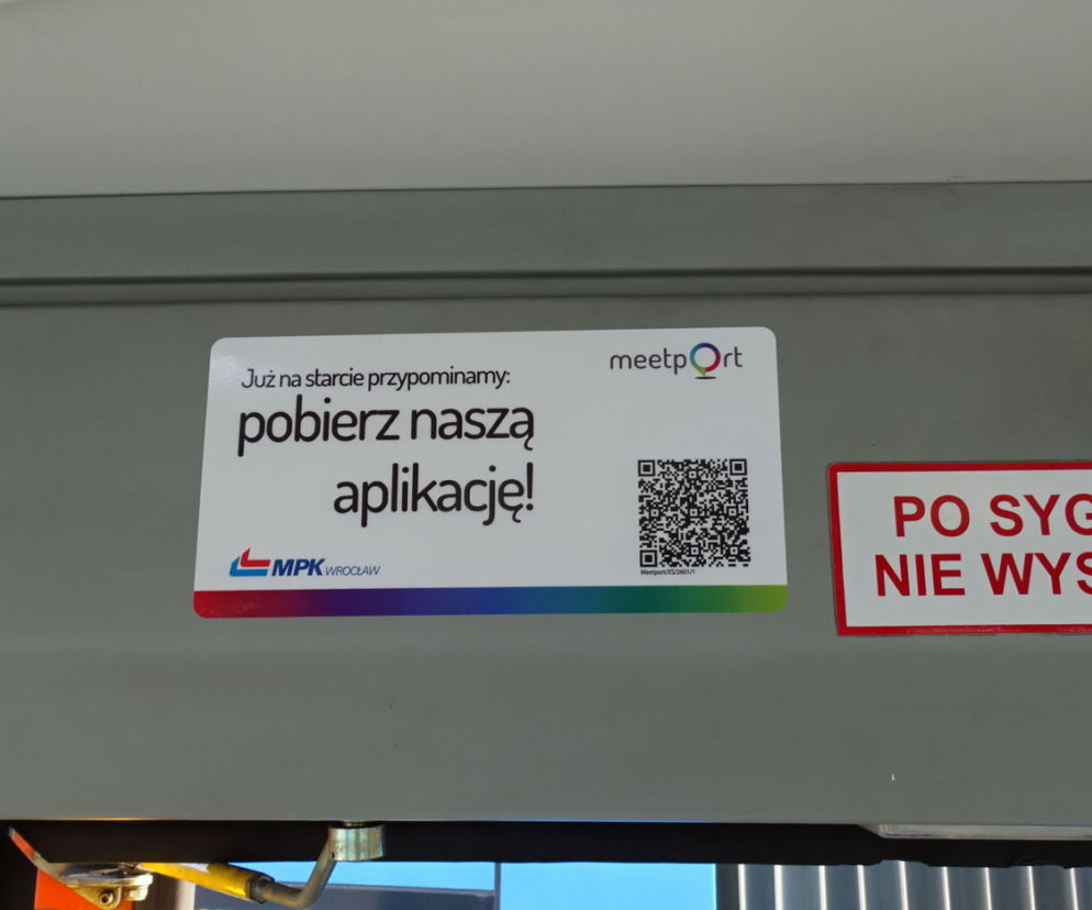 W pojazdach MPK pojawiły się już plansze, promujące akcję