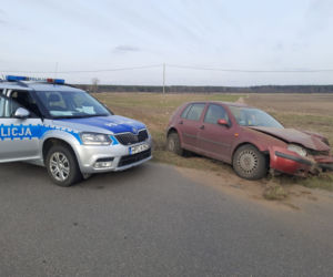 Wariacki rajd pijanego kierowcy skończył się w rowie. Dantejskie sceny koło Rypina