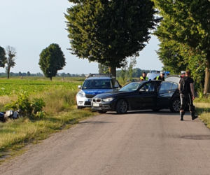 Wypadek motocyklisty w gminie Kozłowo