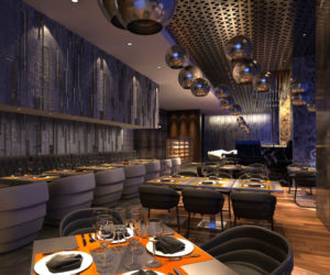 STARDUST - Projekt wnętrza restauracji.
