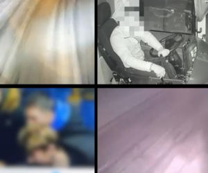 Chciał zapewnić młodzieży frajdę. Driftował autobusem!