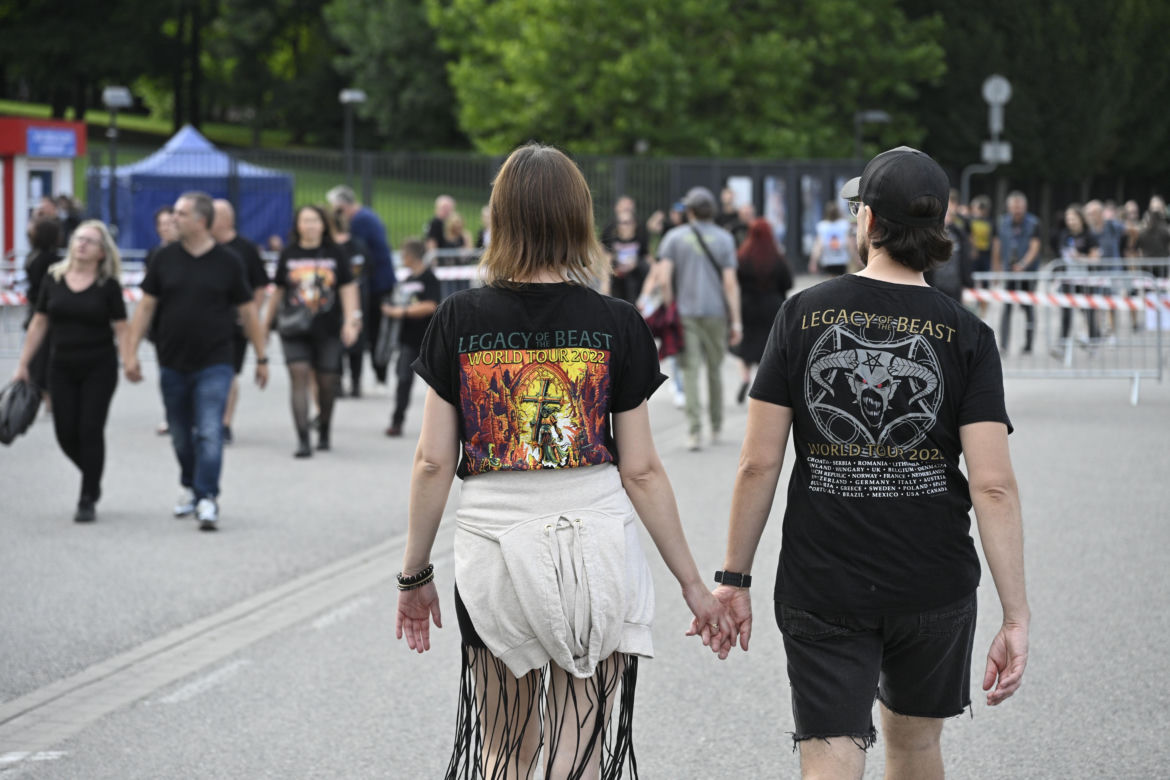 Tłumy przybyły na koncert Iron Maiden na PGE Narodowym