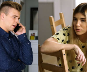 Barwy szczęścia odc. 2038. Agata (Natalia Zambrzycka), Patryk (Konrad Skolimowski)