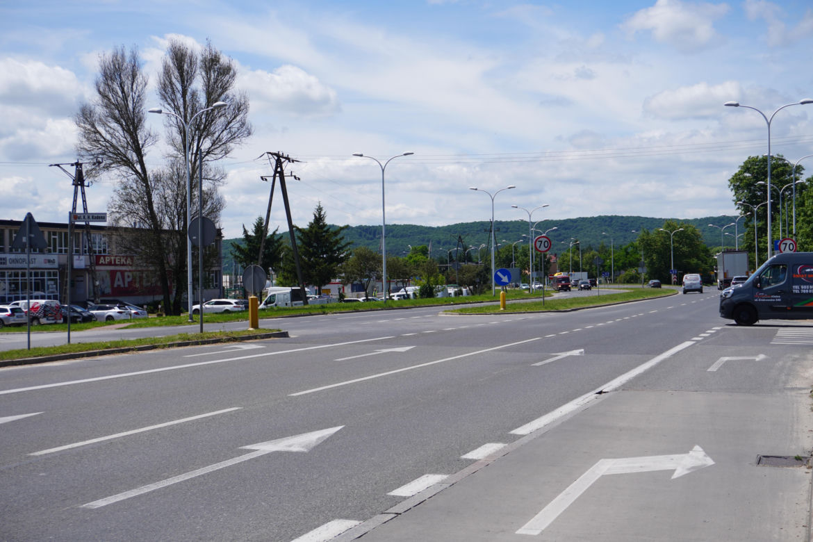 Kielce. Ulica Krakowska