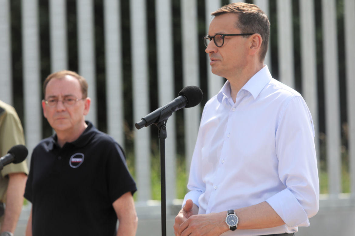 Mateusz Morawiecki "Mur ochroni nas przed inwazją"
