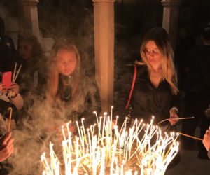 Doda odwiedziła grób Chrystusa