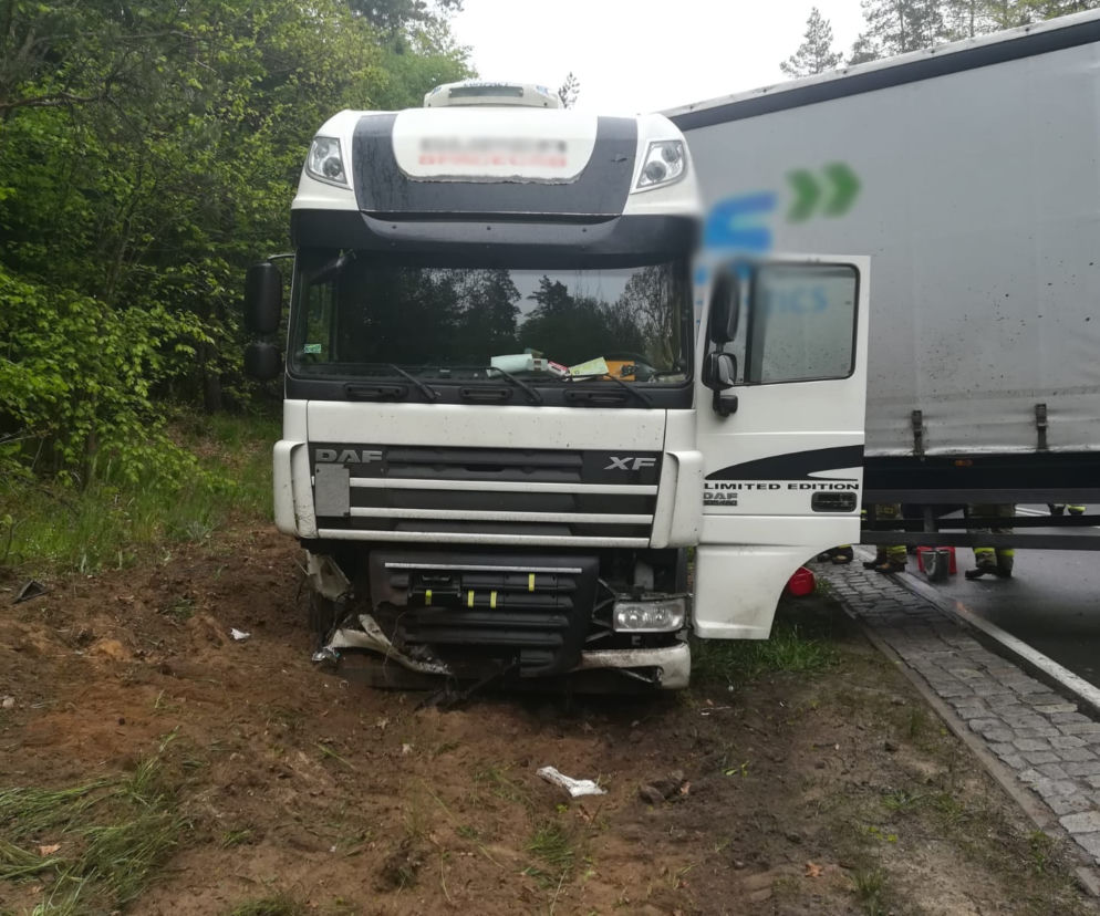 Wypadek na DK16 pod Olsztynem