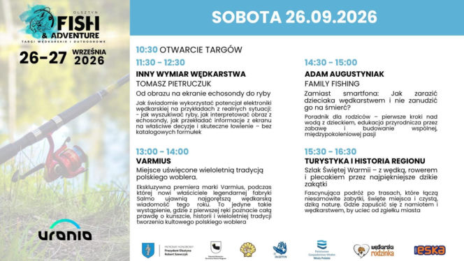 Targi Fish & Adventure 2026  sobota