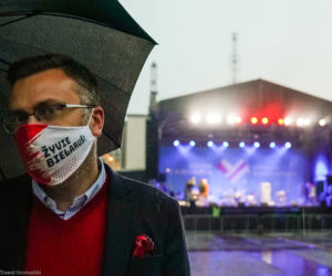 Sercem z Białorusią. Koncert pod teatrem w imię wolności i solidarności [ZDJĘCIA]