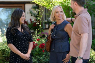 M jak miłość odc. 1899. Dorota (Iwona Rejzner), Bartek (Arkadiusz Smoleński), Magda  (Anna Mucha)