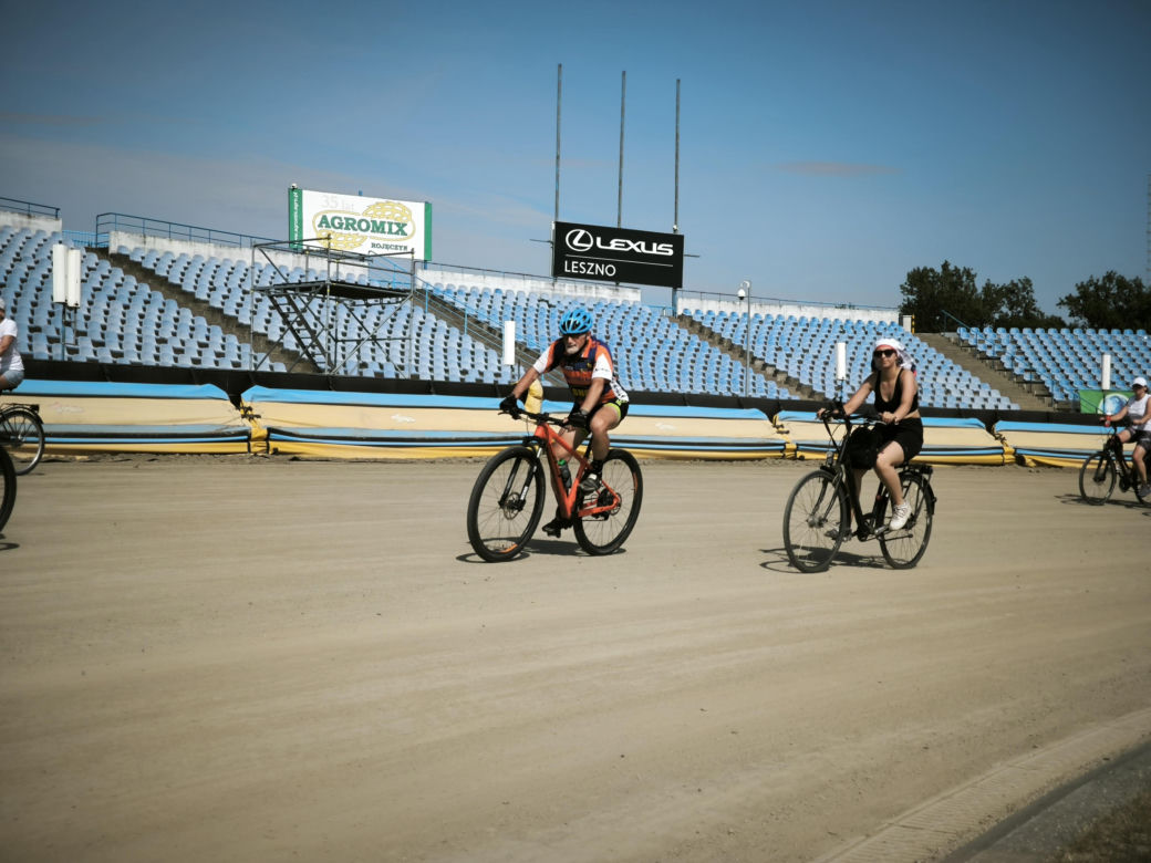 Rowerowa stolica Polski na stadionie 