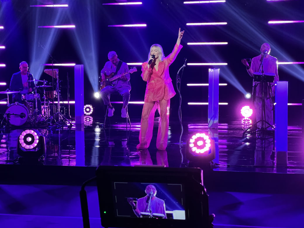 Anna Wyszkoni na backstage SuperNova LIVE