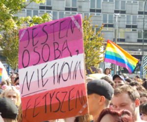 Chcemy gorącego seksu, nie gorącej ziemi. Zobacz transparenty z Marszu Równości w Krakowie