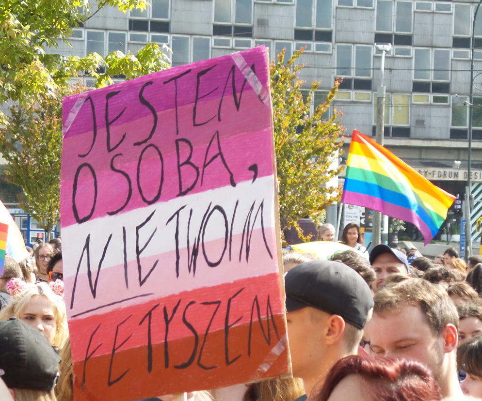 Chcemy gorącego seksu, nie gorącej ziemi. Zobacz transparenty z Marszu Równości w Krakowie