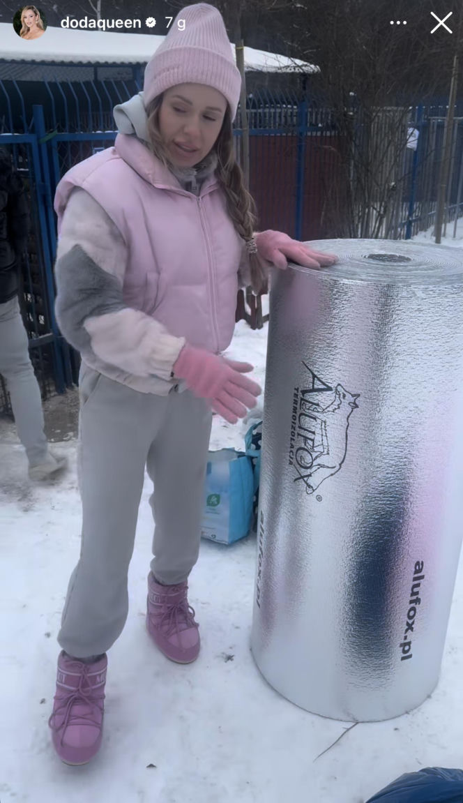 Doda ratuje psy przed mrozem