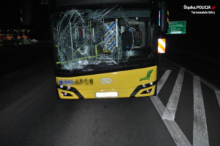 Śląskie: Mężczyzna wbiegł pod rozpędzony autobus komunikacji miejskiej