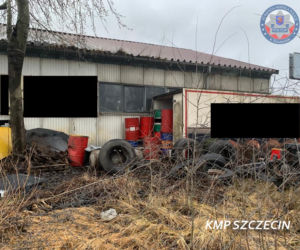 Nielegalne składowisko śmieci