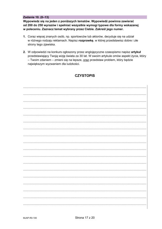 Matura 2023: angielski rozszerzony. Arkusze CKE i odpowiedzi [Formuła 2023]
