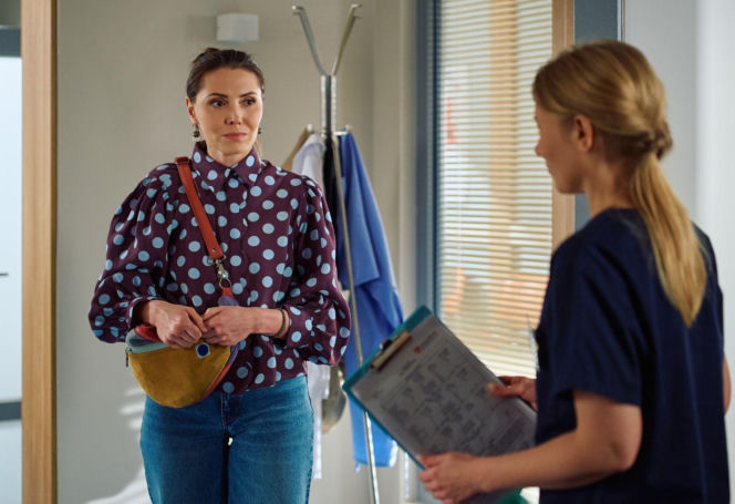 "Na Wspólnej", odcinek 4187: Kalina w tarapatach! Łukasz informuje ją, że wciąż posiada kompromitujące nagranie ich schadzki