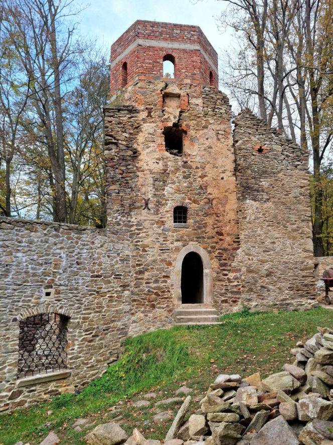 Zamek Miecz w Świeciu na Dolnym Śląsku