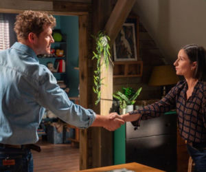 M jak miłość odc. 1895. Marcin (Mikołaj Roznerski), Agnes (Amanda Mincewicz)