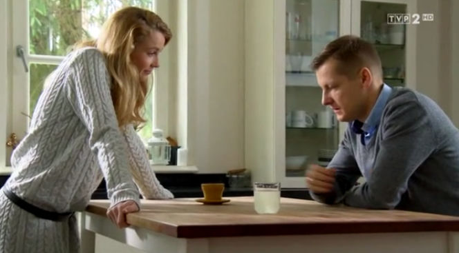 M jak miłość 1227, Piotrek (Marcin Mroczek), Olga (Katarzyna Grabowska)