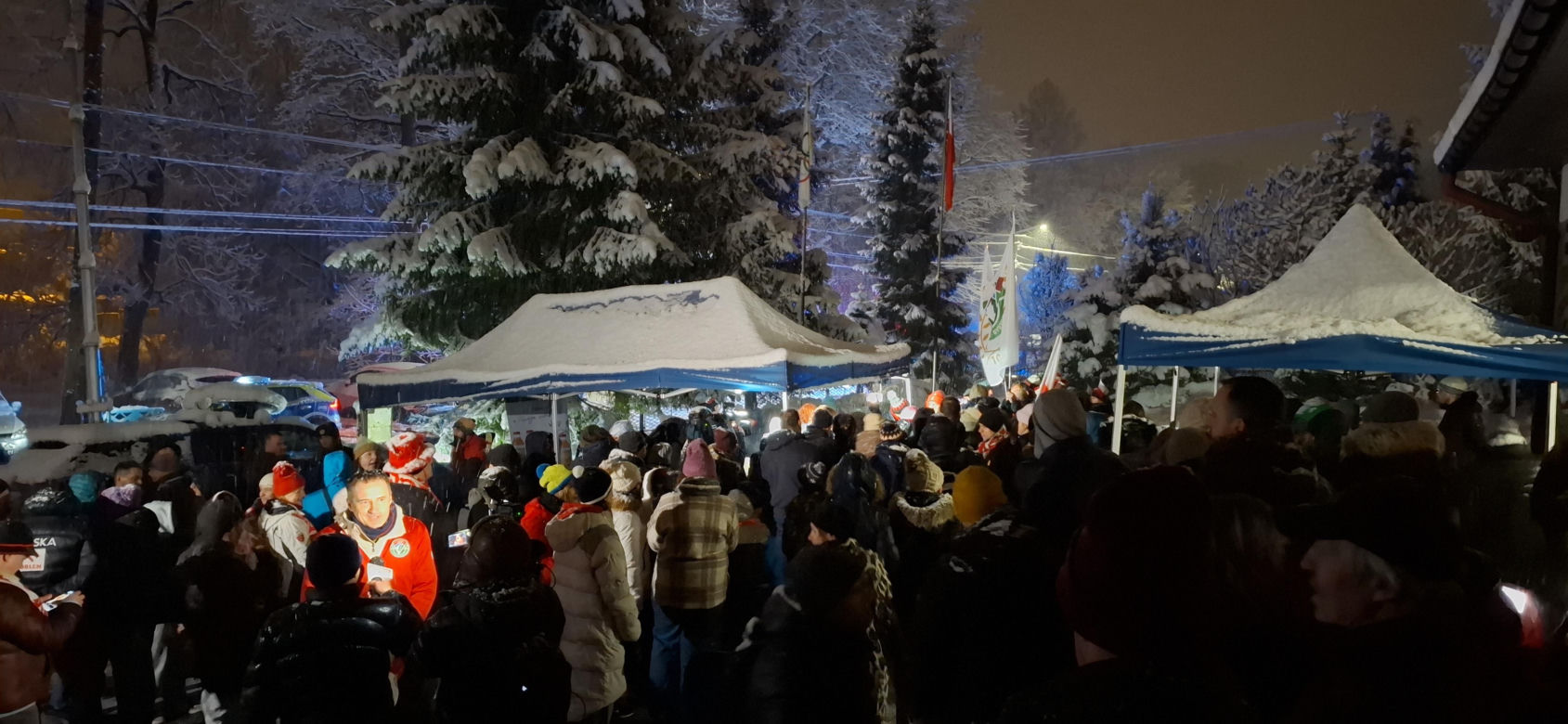 Powitanie Kacpra Tomasiaka w Bystrej 18.02.2026