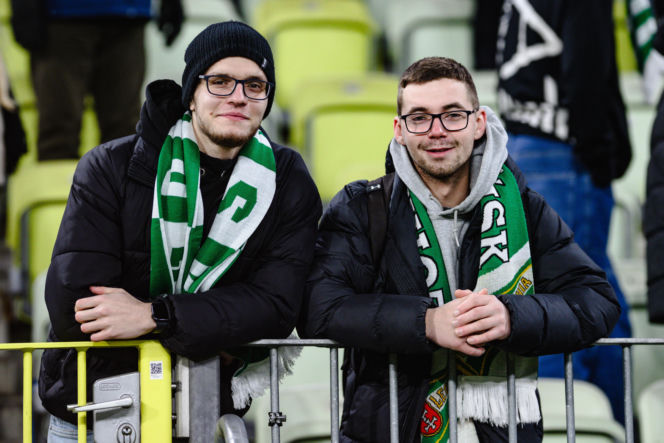 Lechia Gdańsk - Górnik Zabrze, zdjęcia kibiców i zawodników z meczu 18, kolejki PKO BP Ekstraklasy