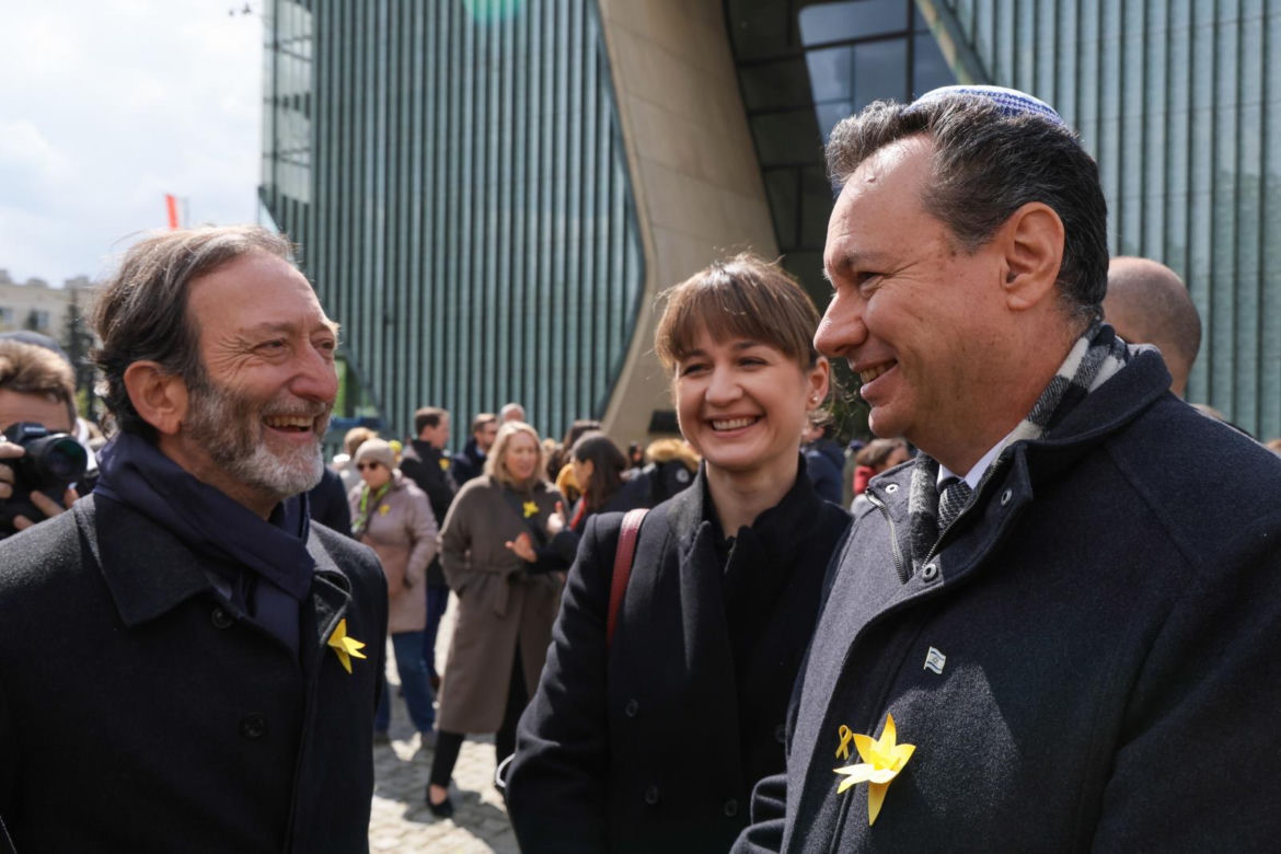 Oficjalne uroczystości z okazji 81. rocznicy wybuchu powstania w getcie warszawskim