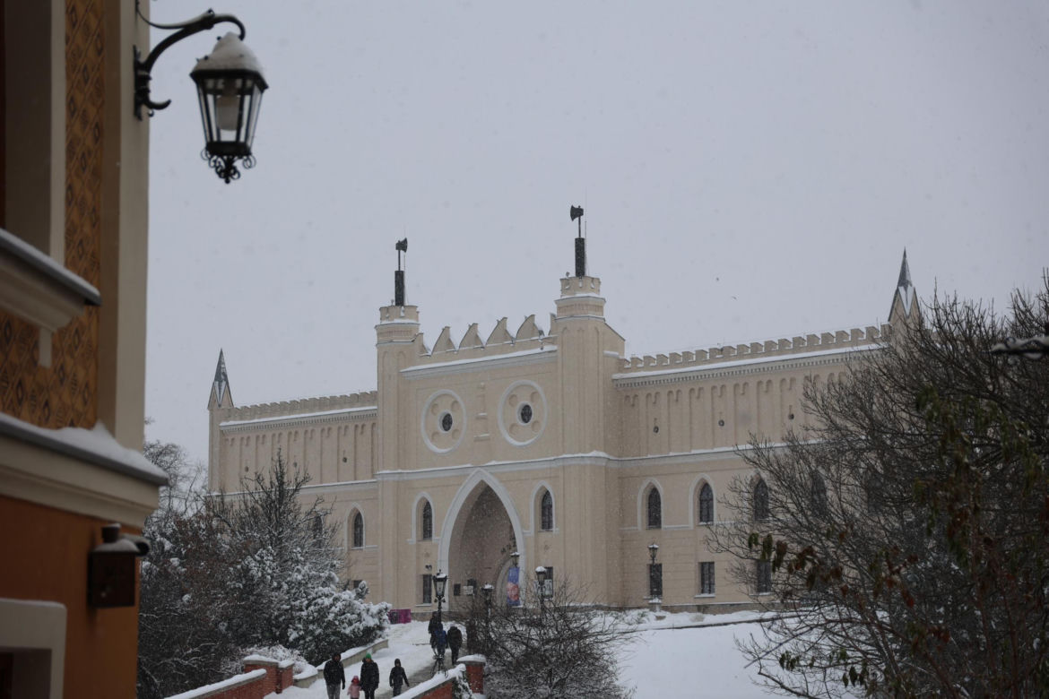 Śnieżyca w Lublinie