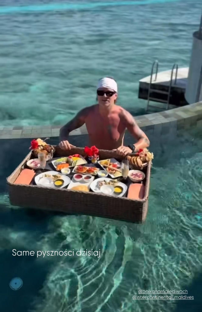 Małgorzata Rozenek i Radosław Majdan na Malediwach