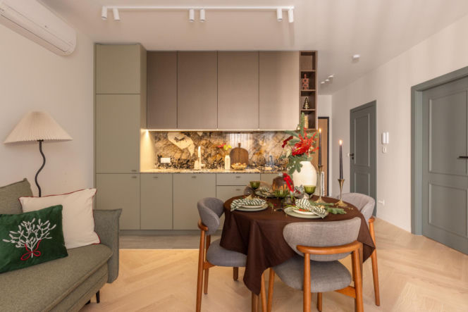 Mieszkanie w świątecznej aranżacji