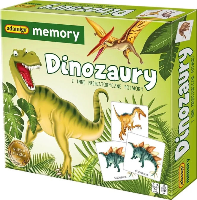 Dinozaury, memory, gra pamięciowa