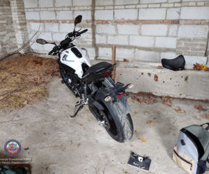 Motor odzyskany przez policję