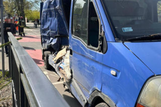 Dwa wypadki na Szosie Chełmińskiej w Toruniu